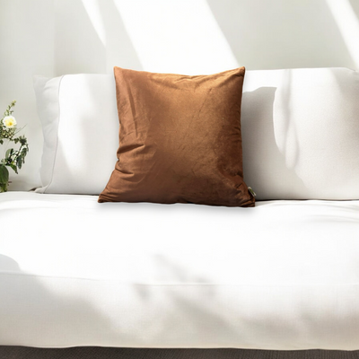 Mystic Grey Velvet Cushion Cover - Set of 2