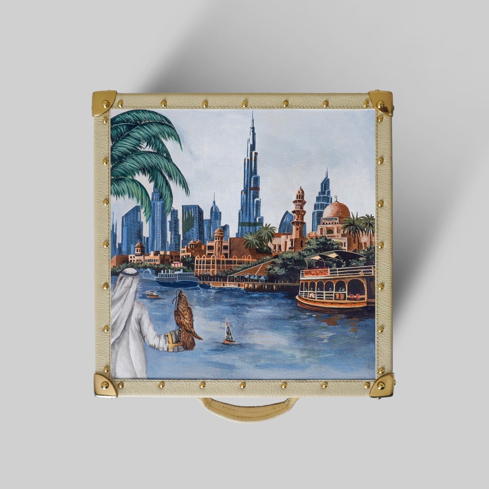The Arabesque Watch Box displayed on dresser luxury home decor - The Mage Home