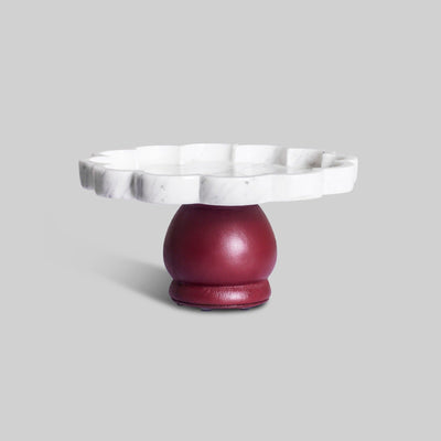 Marbella cake stand top view premium material India - The Mage Home