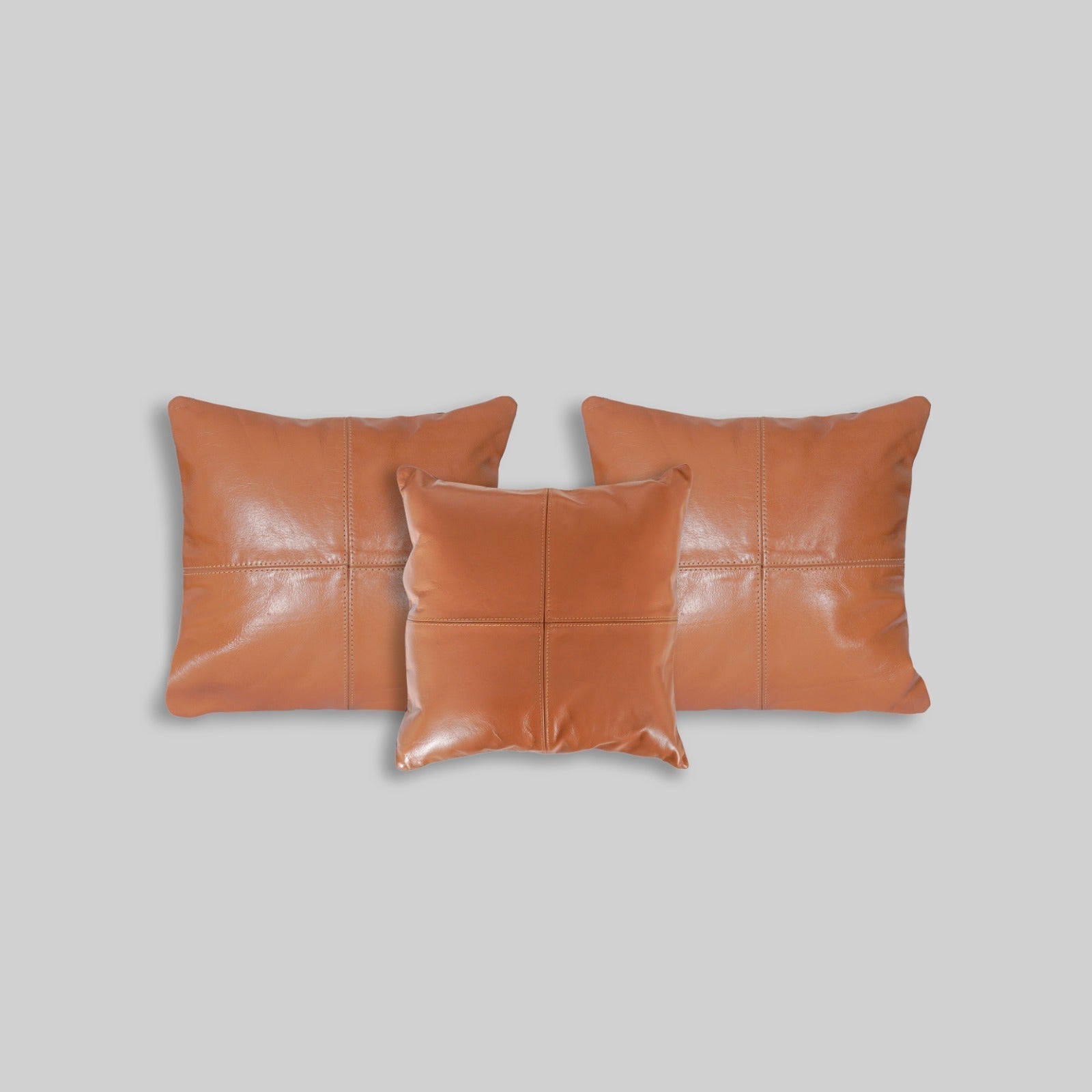 Genuine Leather Cushion Cover – Small | Handcrafted Luxury Accent Cushion