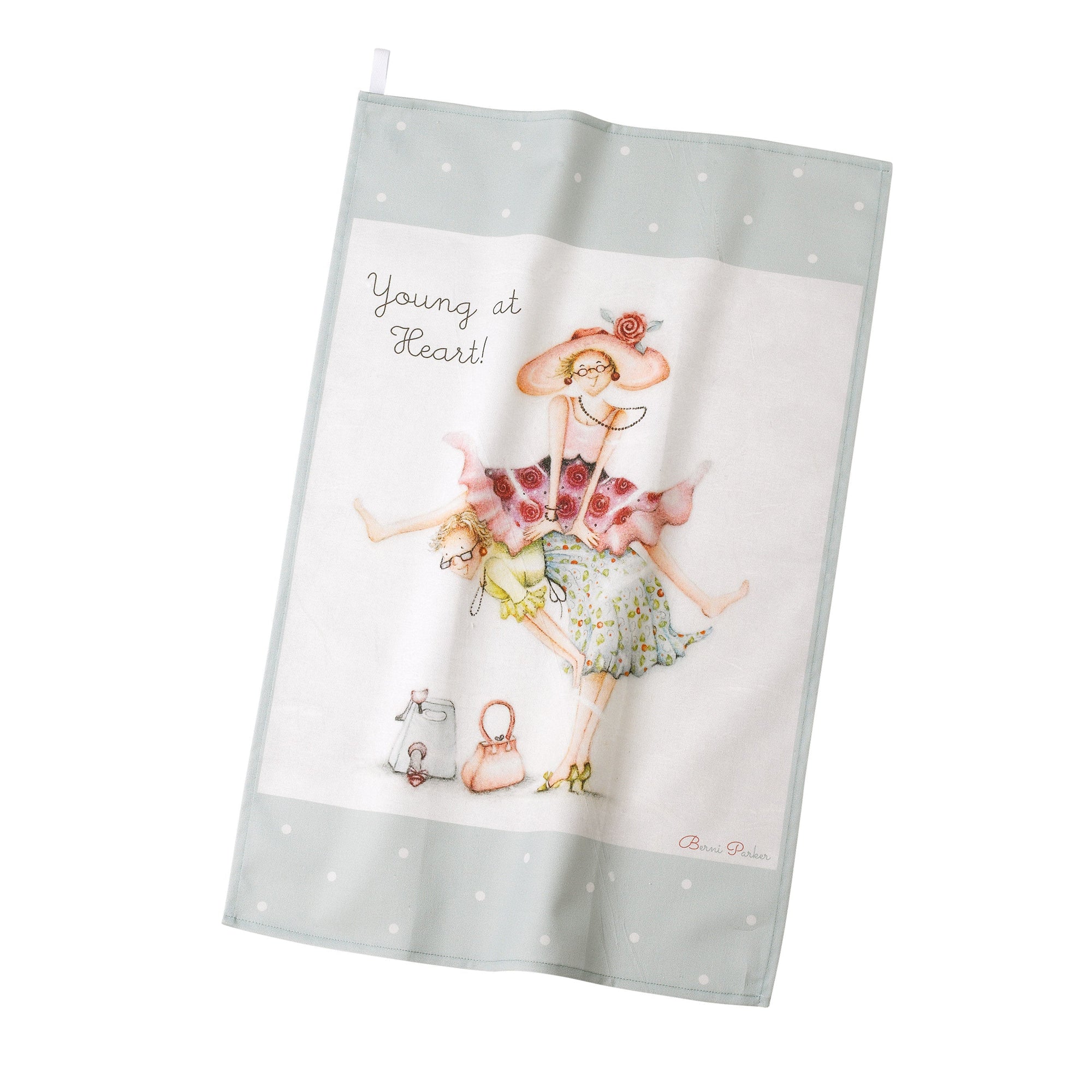 Berni Parker 'Young at Heart' Tea Towel (1 Pack)