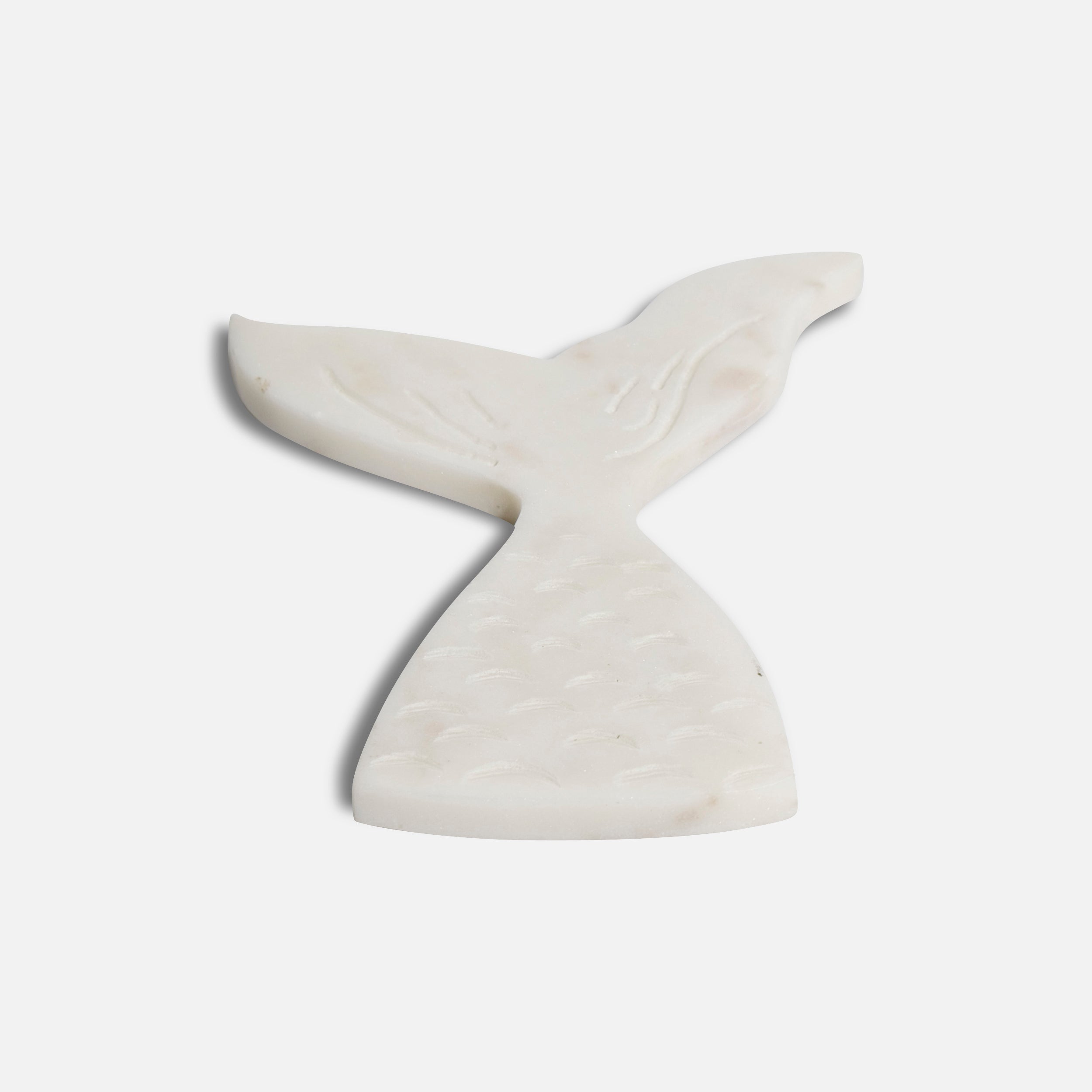 FISHTAIL - MARBLE IVORY COASTER