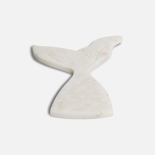 FISHTAIL - MARBLE IVORY COASTER