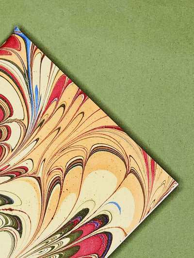 A5 Ebru Softcover Notebook Multicolor