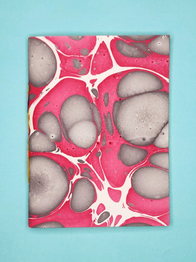 A5 Ebru Softcover Notebook Pink