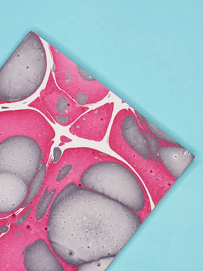 A5 Ebru Softcover Notebook Pink