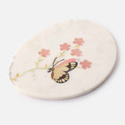 FLIPPER OVAL - MARBLE IVORY MULTICOLOR PLATTER