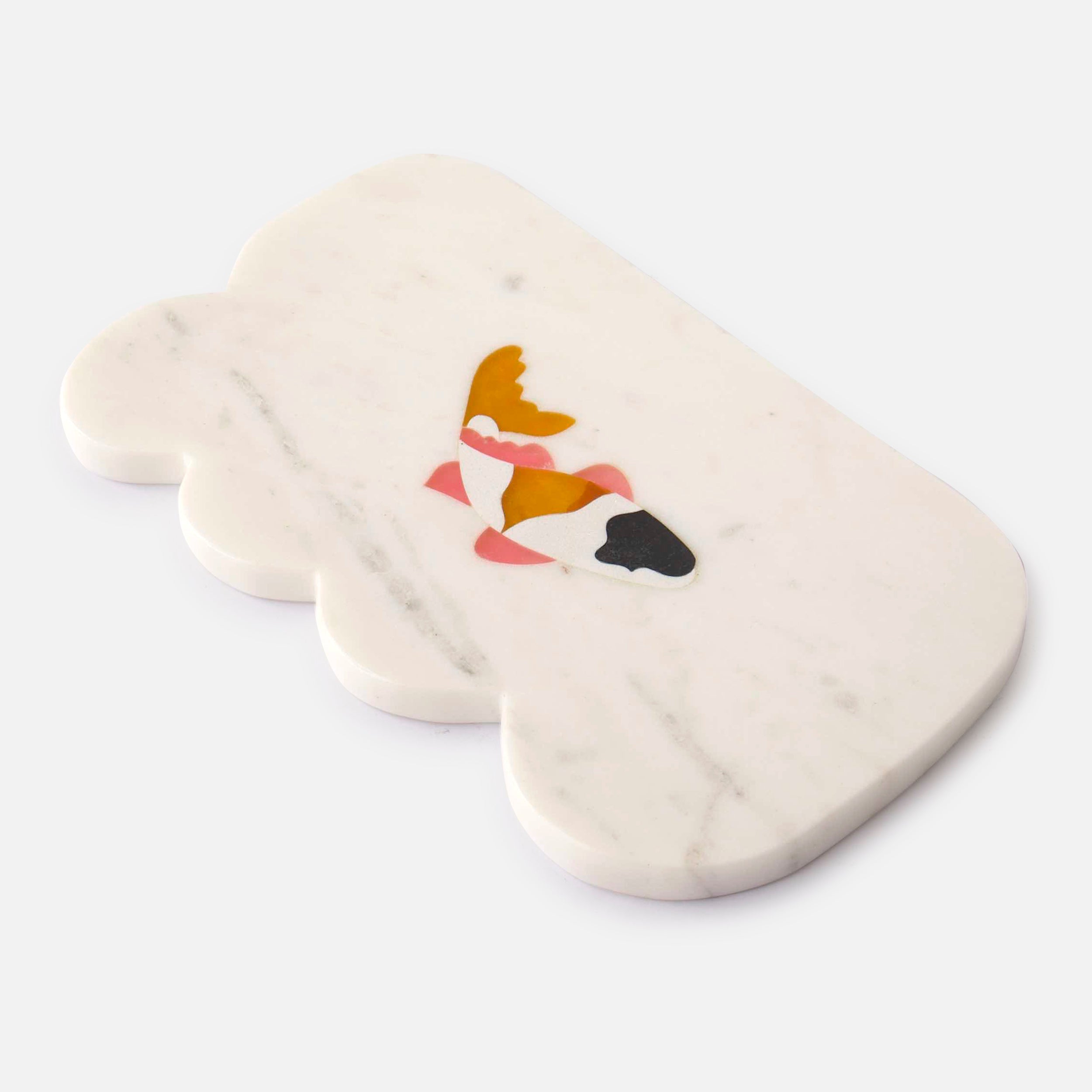 MACKENSIE FISH - IVORY MARBLE PLATTER