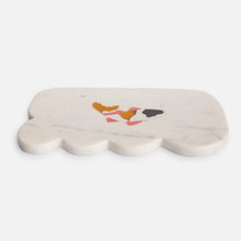 MACKENSIE FISH - IVORY MARBLE PLATTER