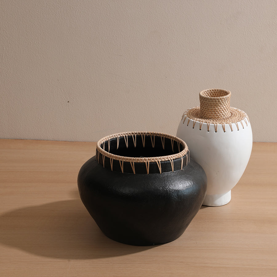 TERACOTTA HERBIN VASE
