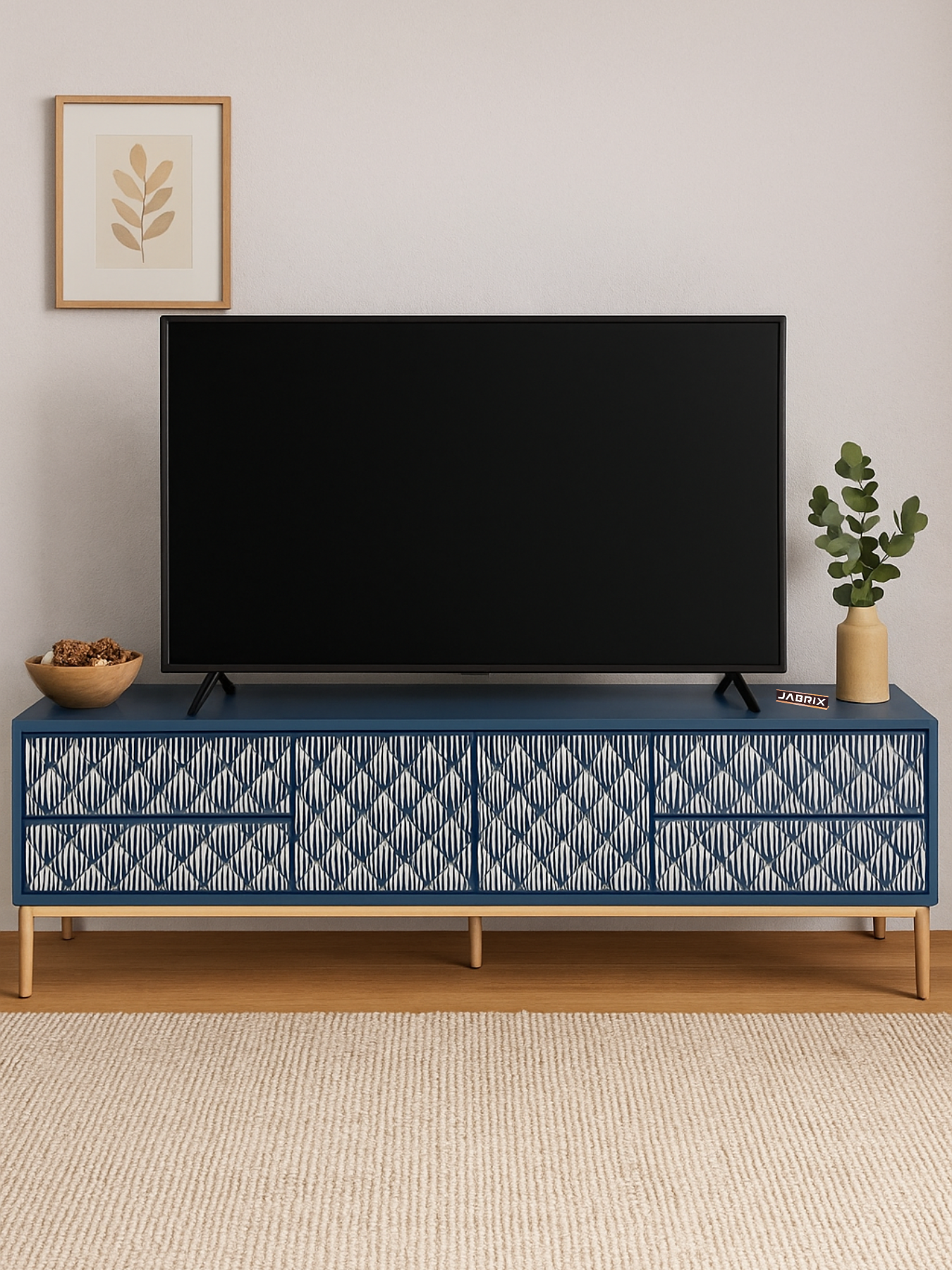 Inlay Media Unit with Drawers - Sunstrike