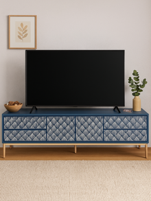 Inlay Media Unit with Drawers - Sunstrike