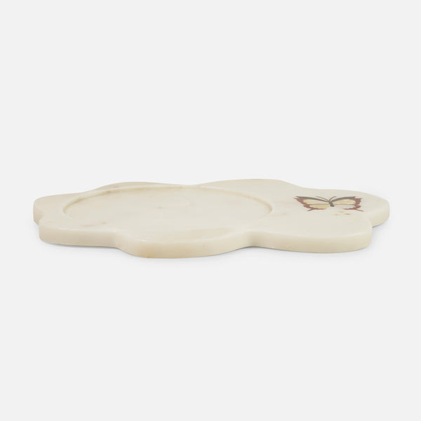 Annapolis Marble Inlay Cake platter