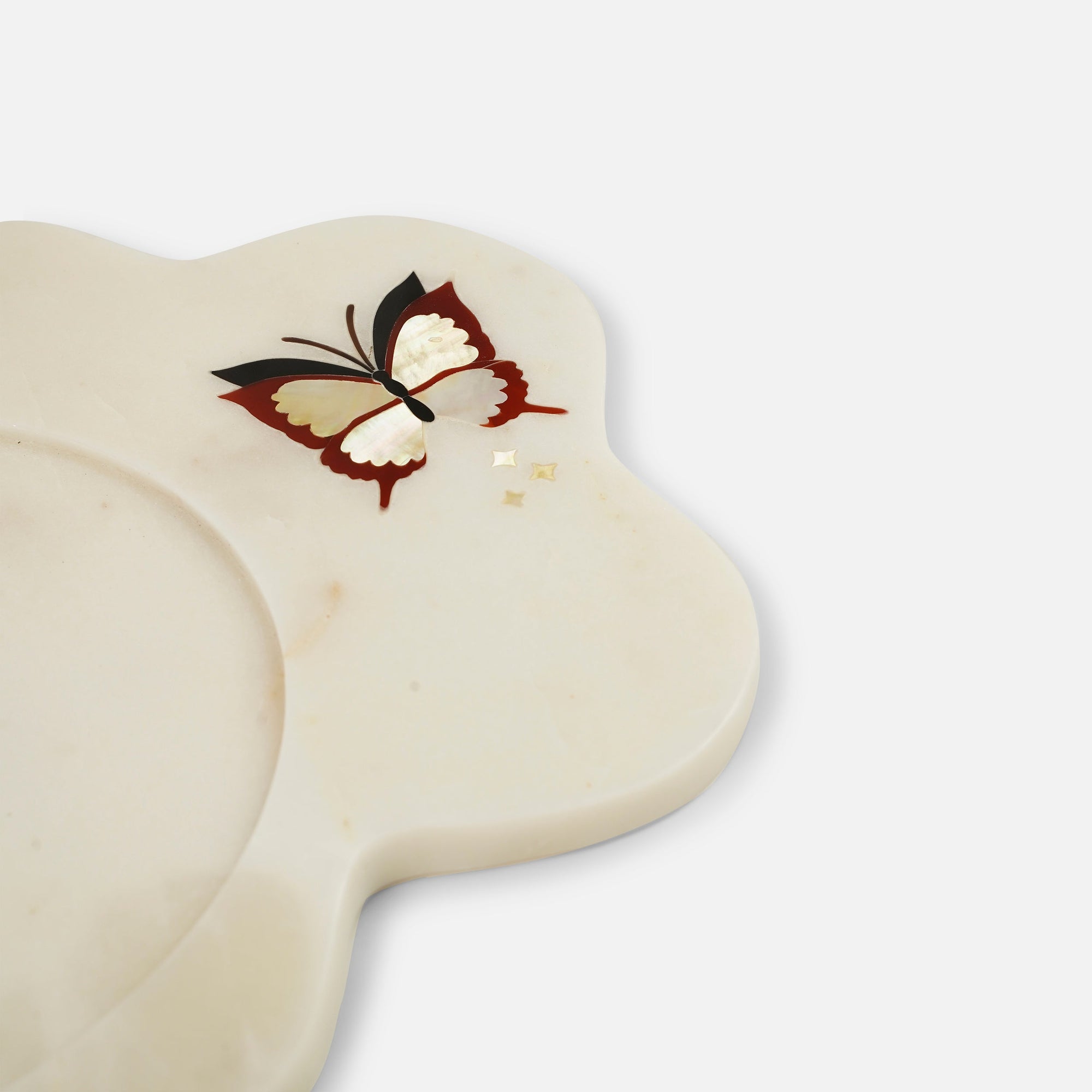 Annapolis Marble Inlay Cake platter