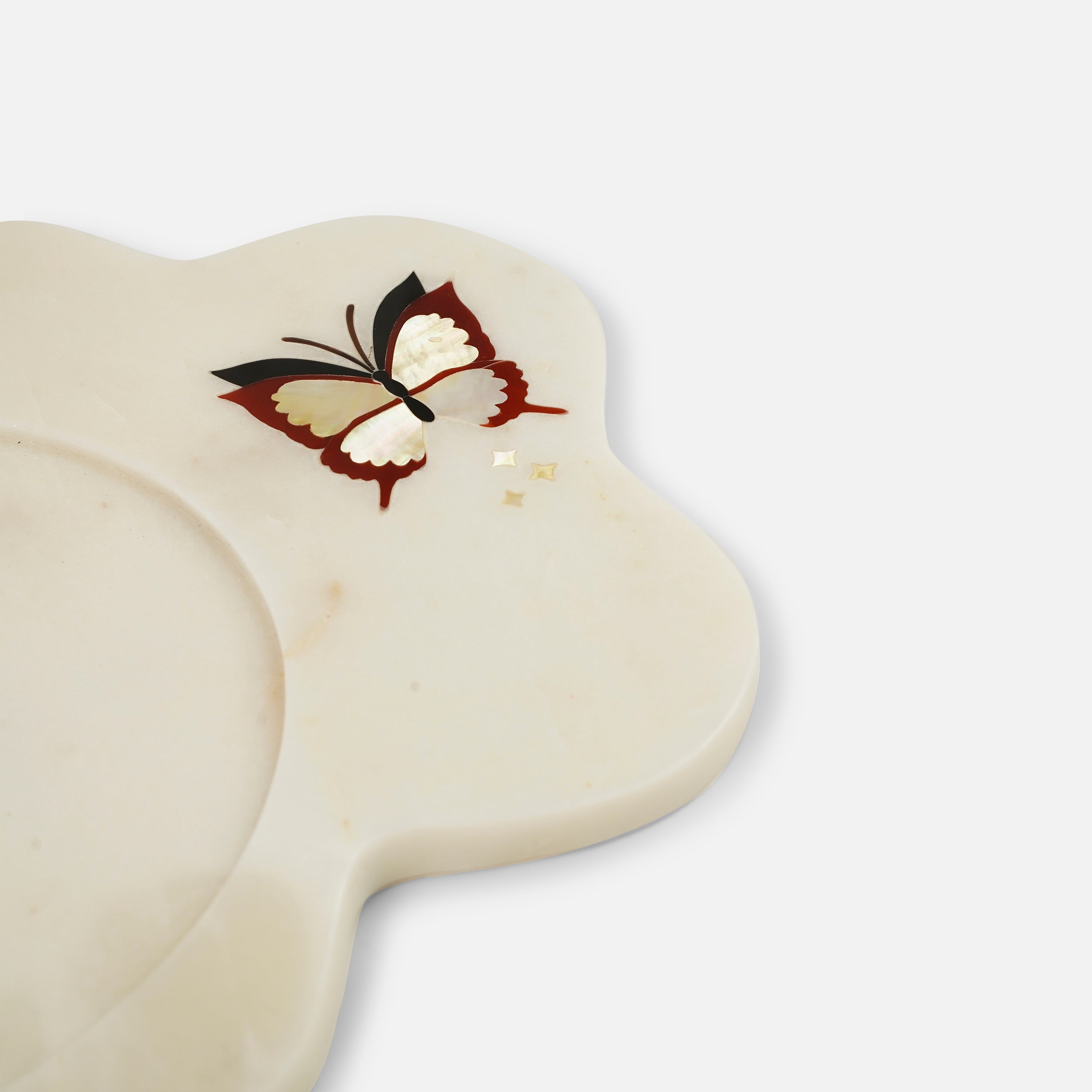 Annapolis Marble Inlay Cake platter