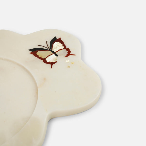 Annapolis Marble Inlay Cake platter
