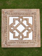 Aasma Wooden Carved Wall Mirror