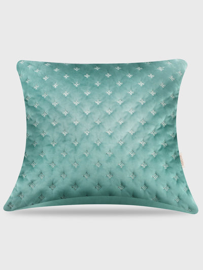 Aayat Aqua Velvet Cushion