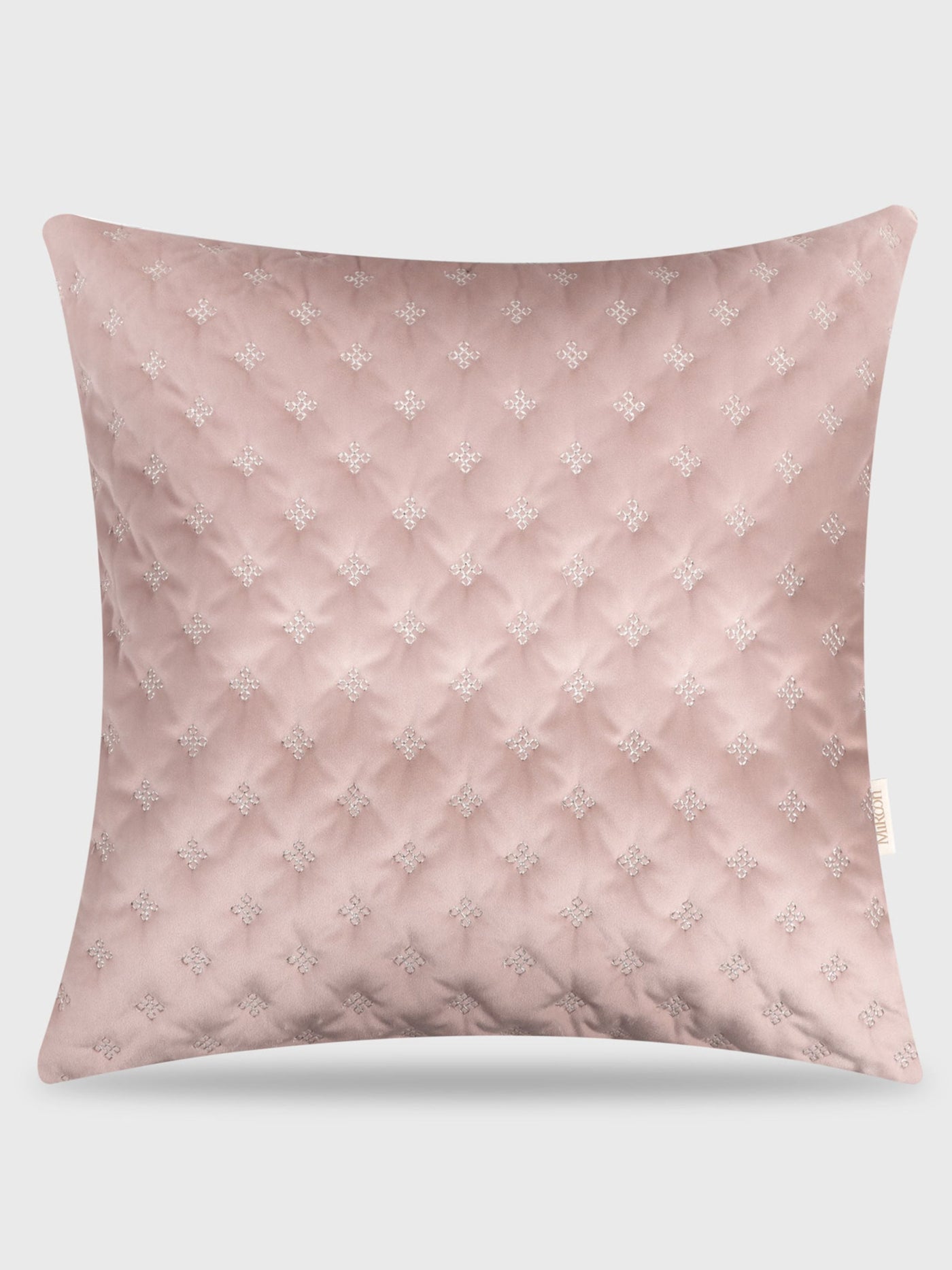 Aayat Rose Velvet Cushion