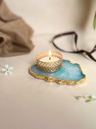 Agate Tea Light Holder Set of 2