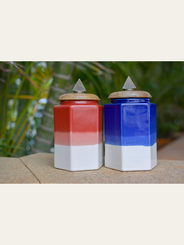 Alice Red Jars- Set of 2