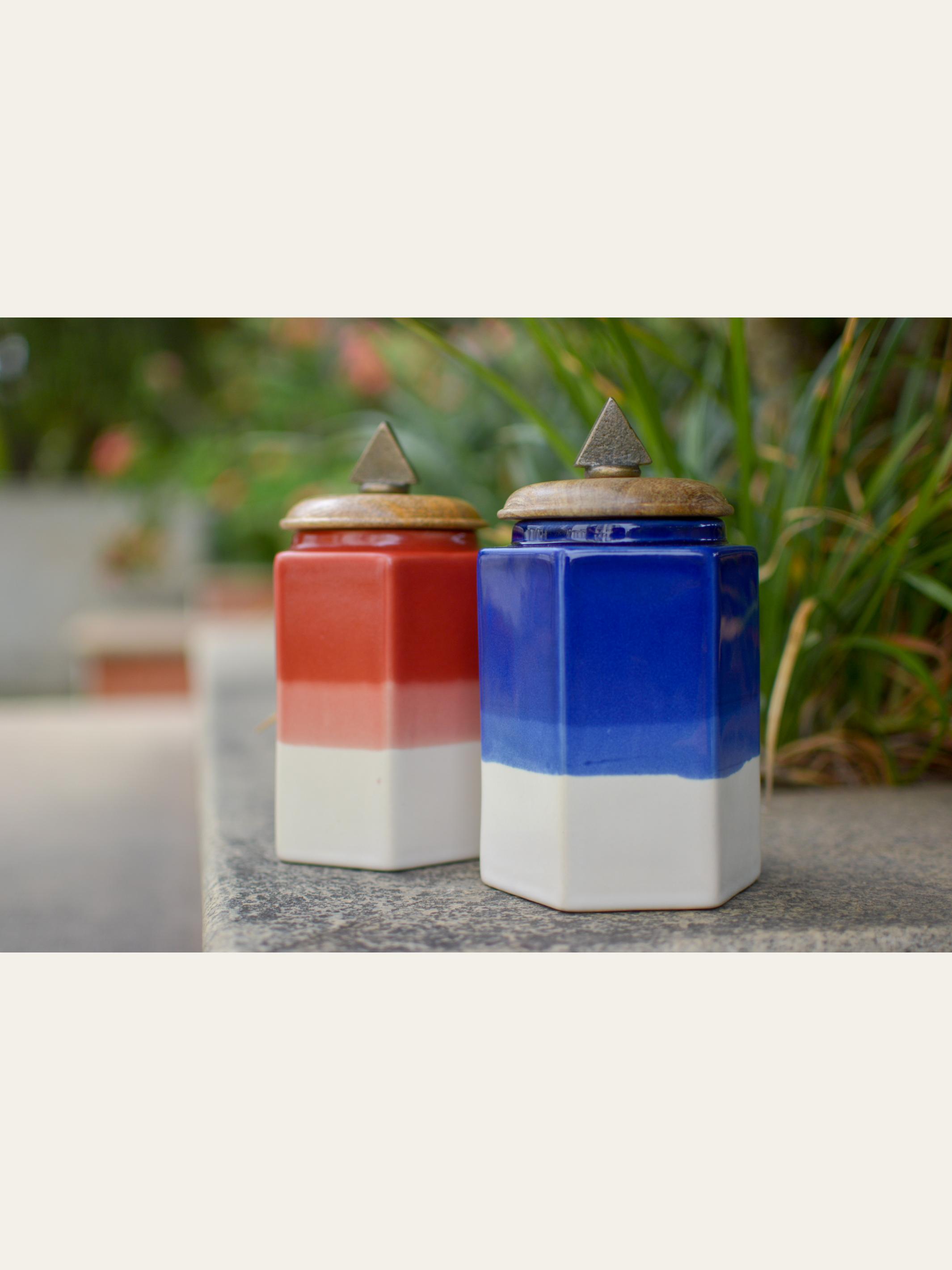 Alice Red Jars- Set of 2