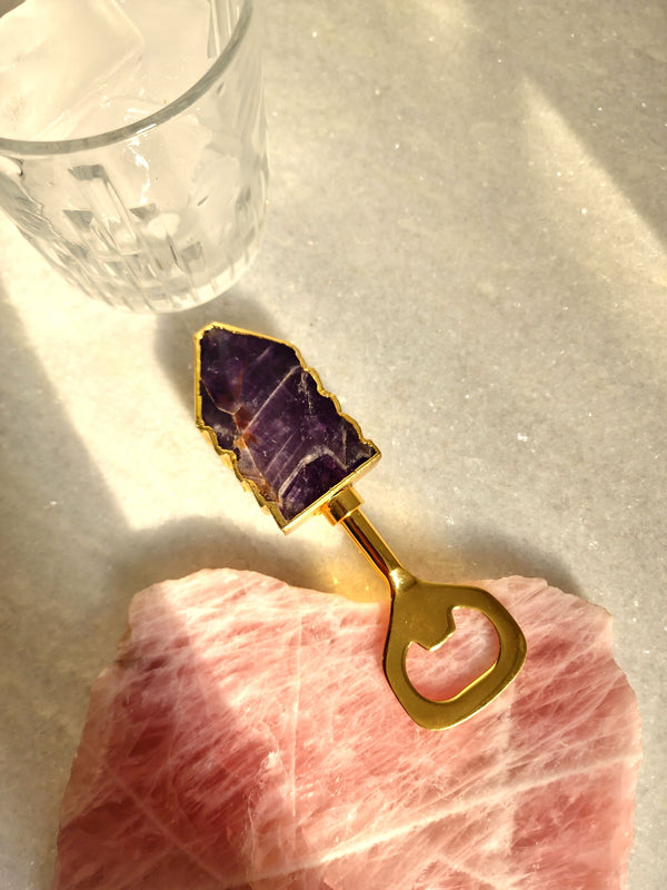 Bottle Opener - Amethyst Quartz Bar Essential