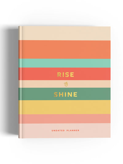 Annual Undated Planner - Rise & Shine