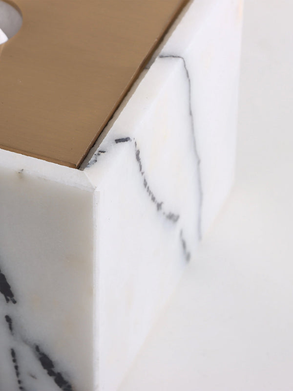 Arabescato Tissue Box