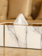 Arabescato Tissue Box
