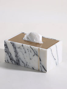 Arabescato Tissue Box
