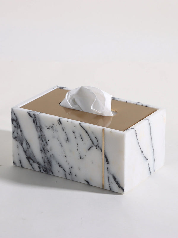 Arabescato Tissue Box