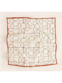 Cotton Square Scarf - Art Deco