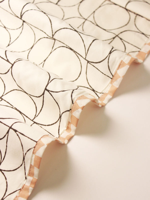 Table Linens Set of 2 - Art Deco Style