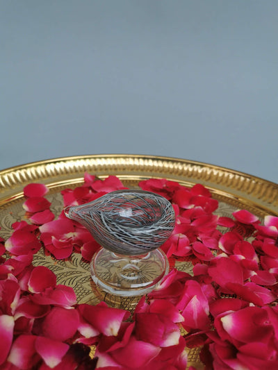 Art Glass Puja Diya- Brahmam Deep