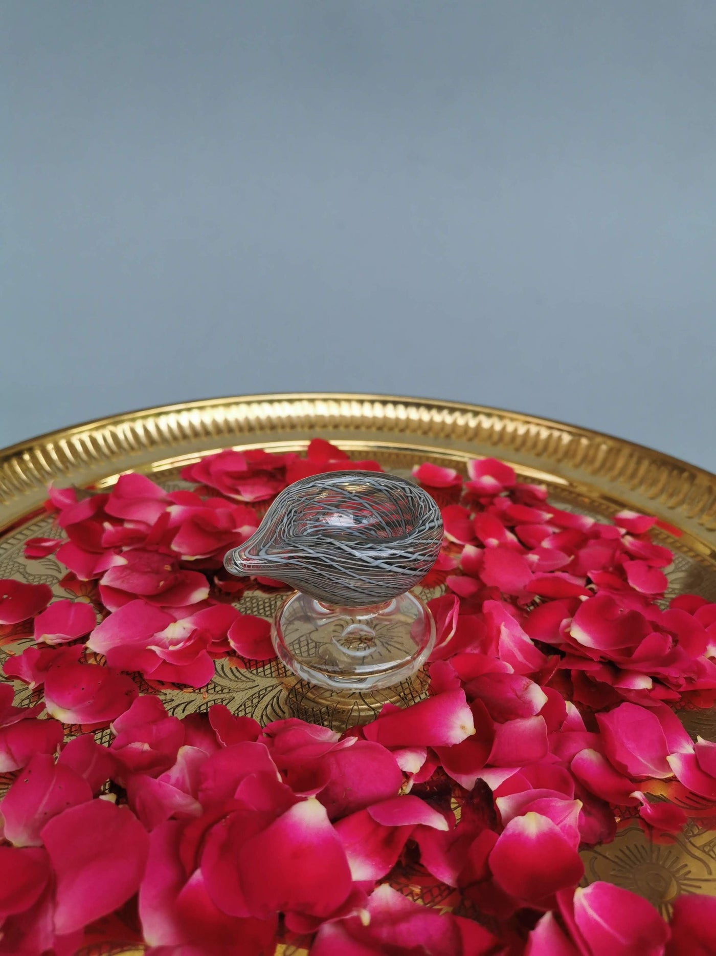 Art Glass Puja Diya- Brahmam Deep