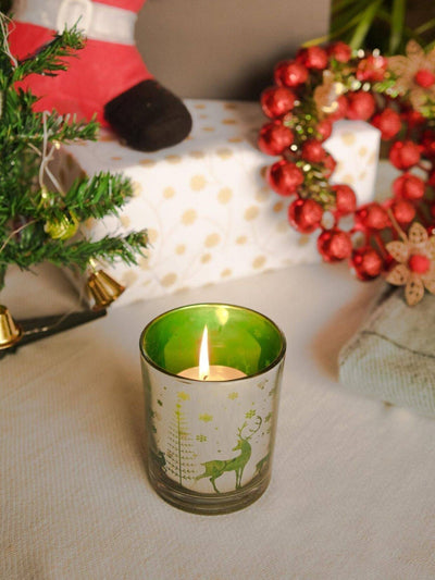 Mercury Deer tea light candle holder