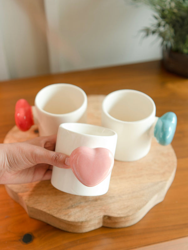Cozy heart cup set of 3