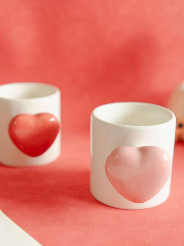 Cozy heart cup set of 3
