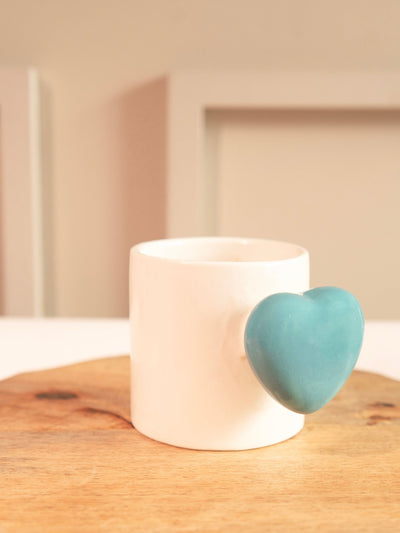 Cozy heart Cup-Blue