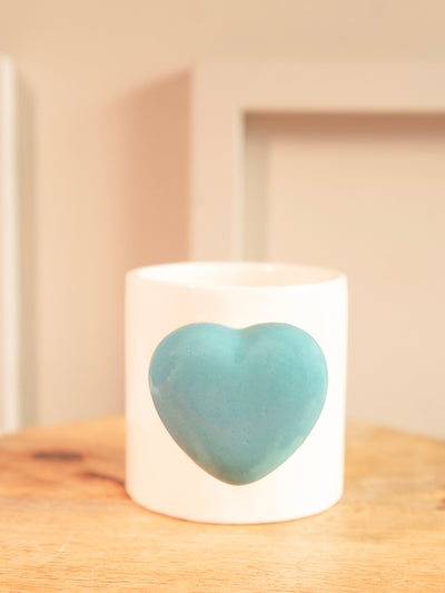 Cozy heart Cup-Blue