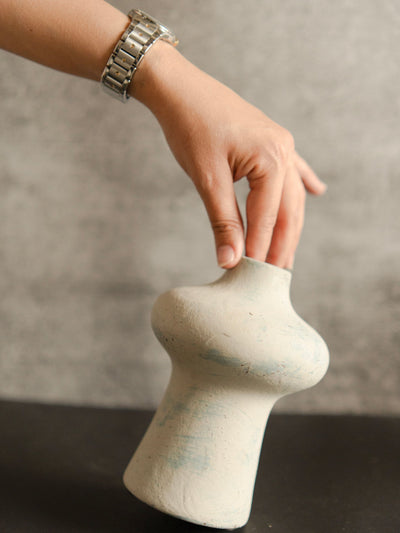 Indigo Whisper vase-Small