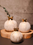 Golden Pomegranate Glory vase set
