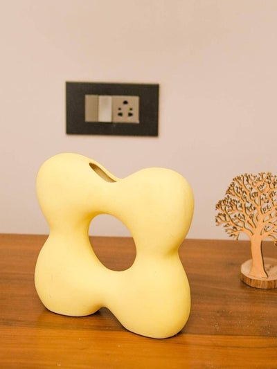 yellow breeze vase