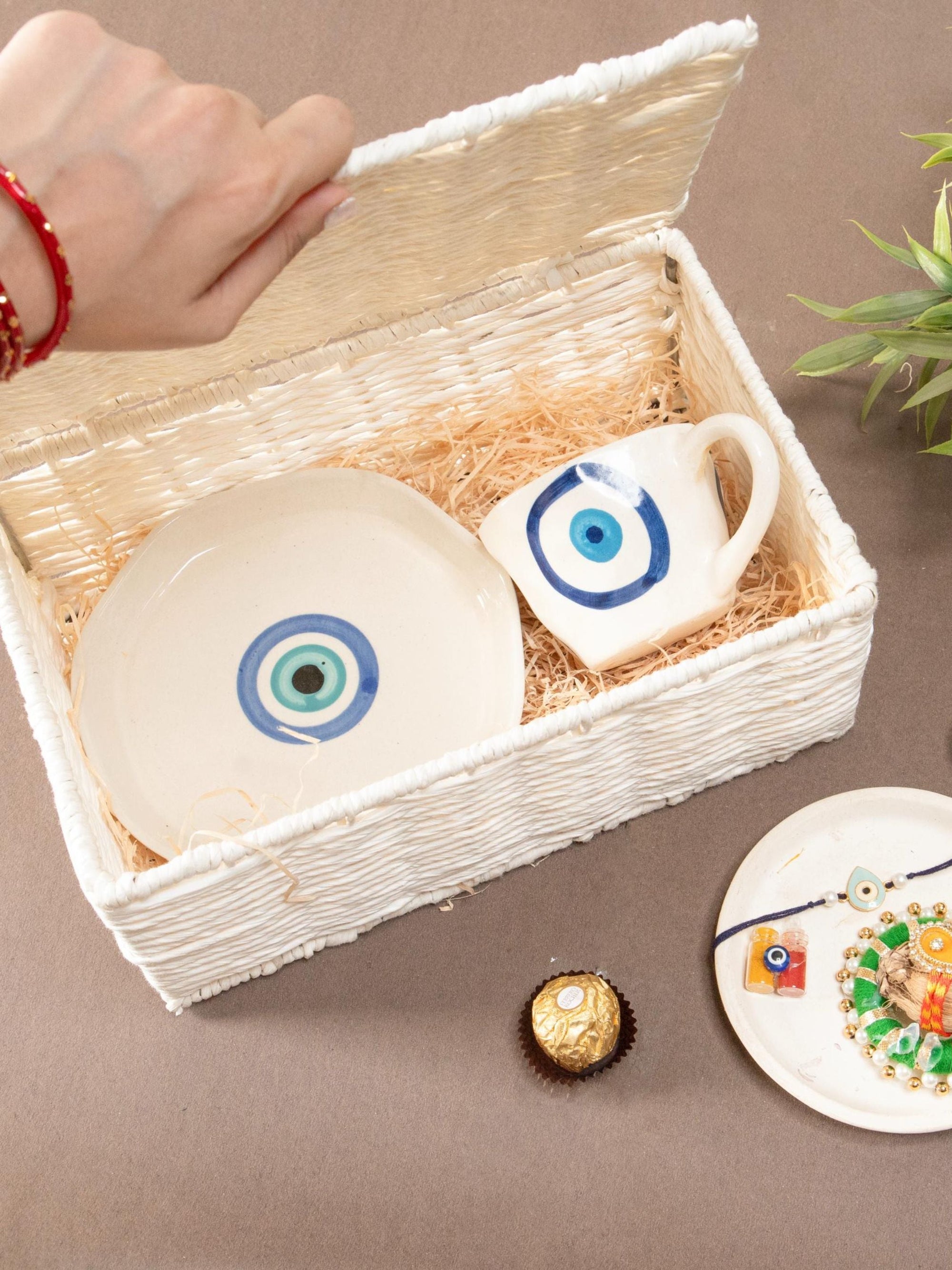 Evil eye hamper for siblings
