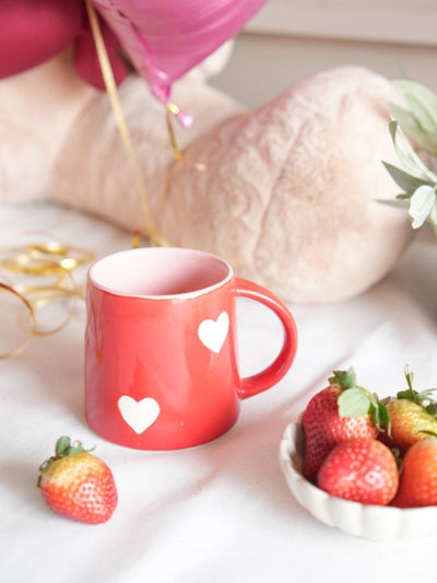 Red heart Coffee mug