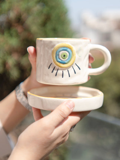 Eye of Protection cup saucer