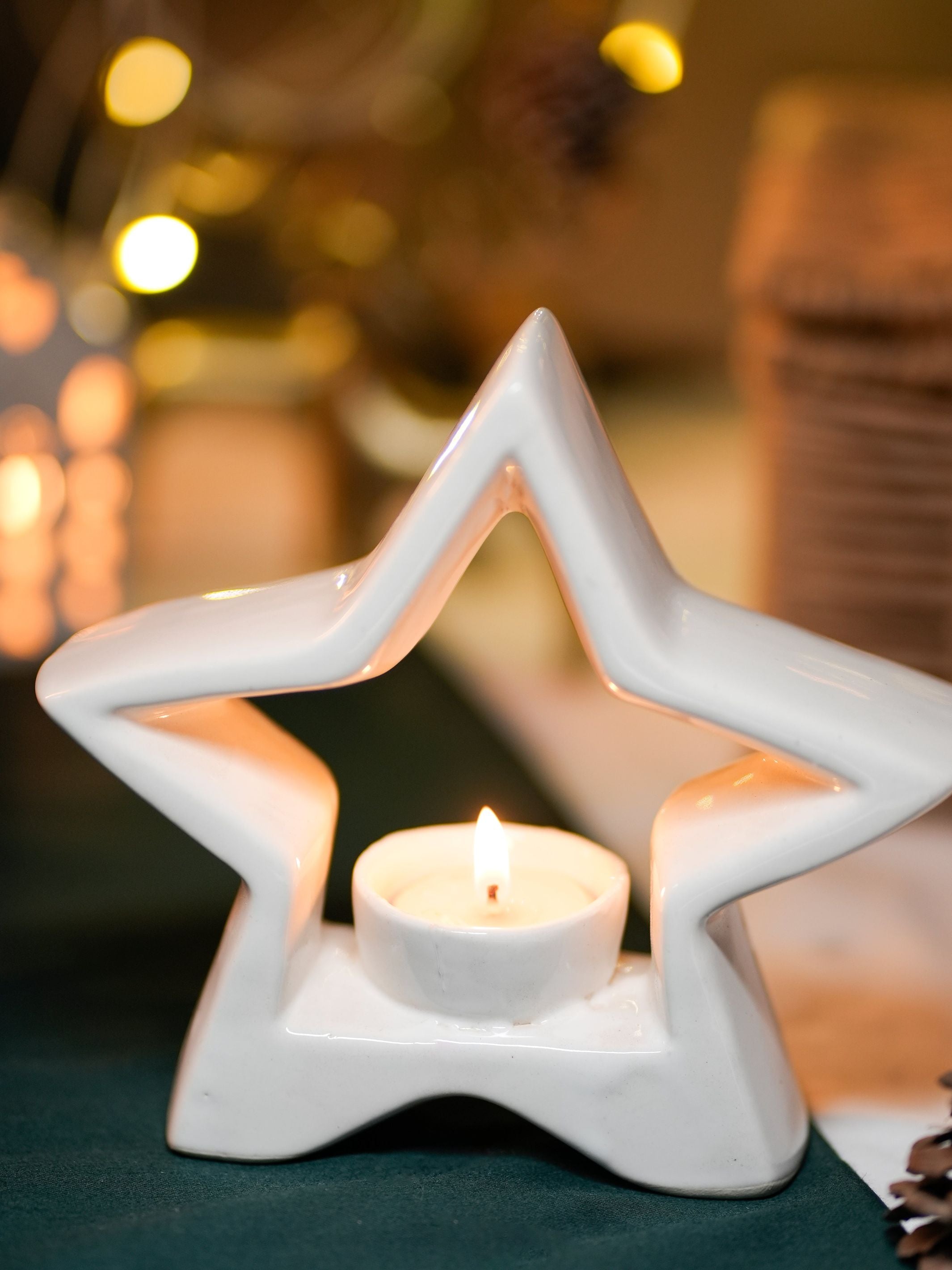 Star-Shaped Tea Light Holder