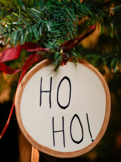 Ho Ho Ho Festive Ornament