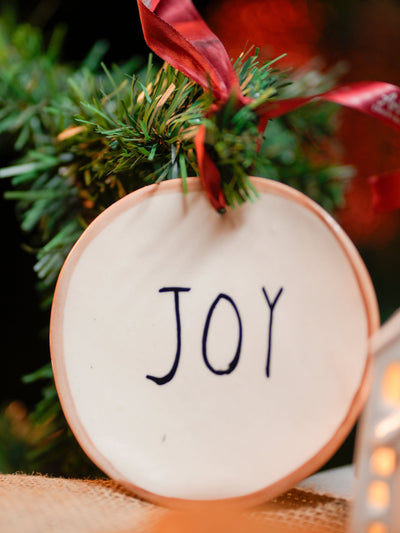 Joy festive ornament